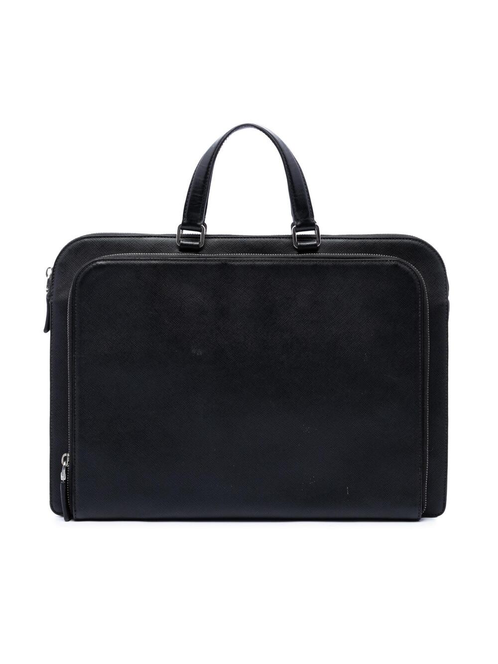 Prada Saffiano Business Bag Pre-Loved #374308P69B